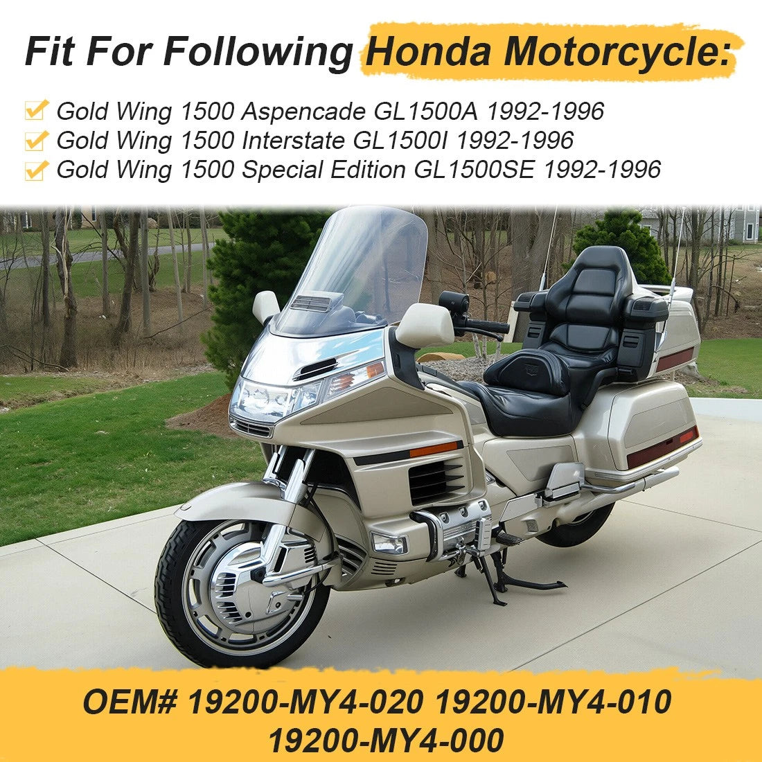 Water Pump Assy For Honda GL1500A/I/SE Gold Wing 1500 1992-1996 19200-MY4-020