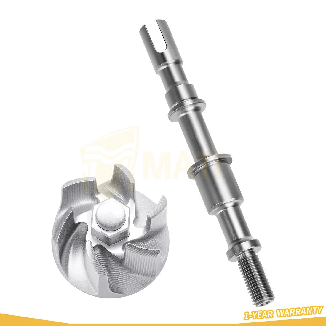 Water Pump Impeller & Shaft For Kawasaki KVF300 Brute Force 300 2012-2024 59256-Y001 13107-Y006