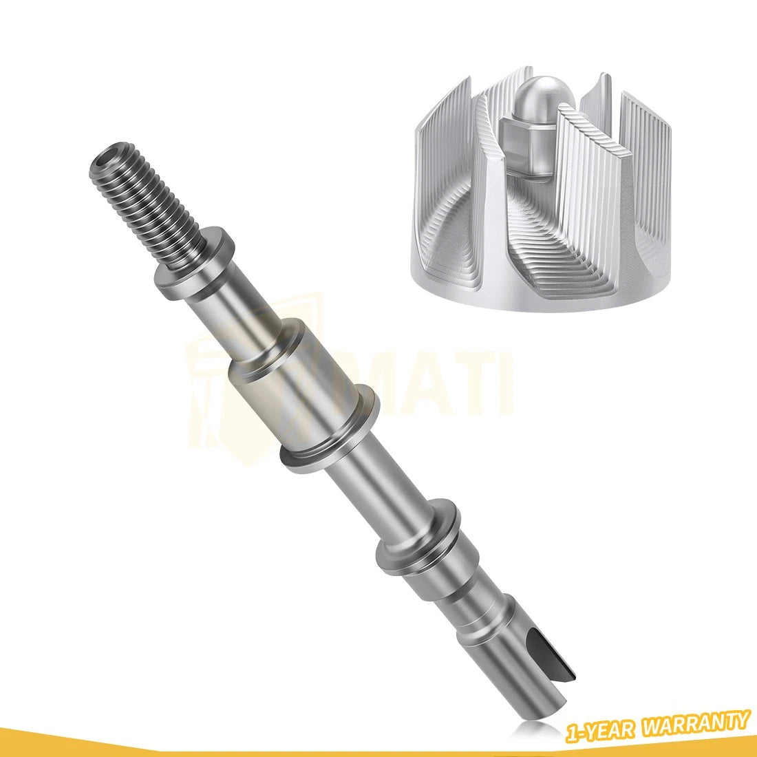 Water Pump Impeller & Shaft For Kawasaki KVF300 Brute Force 300 2012-2024 59256-Y001 13107-Y006