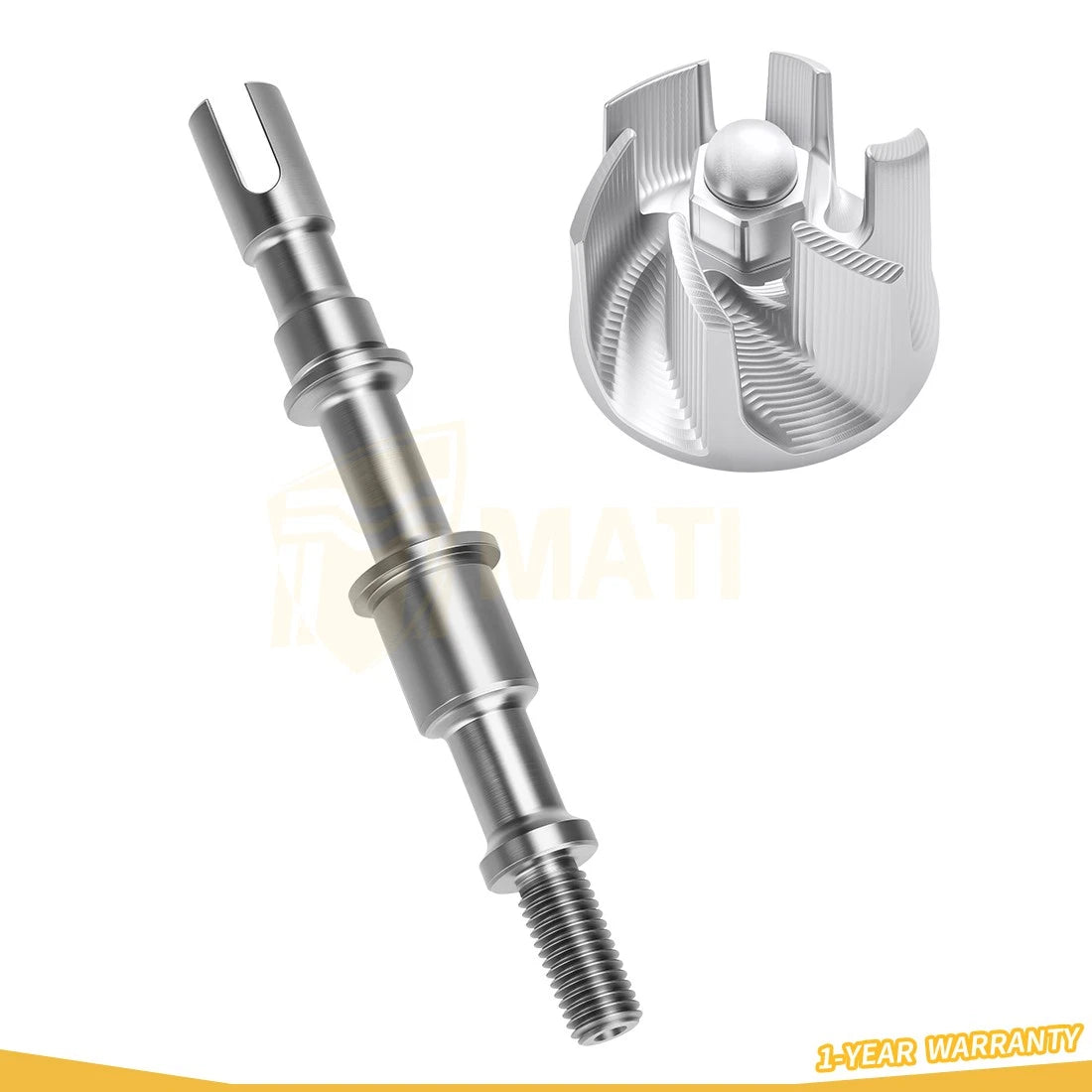 Water Pump Impeller & Shaft For Kawasaki KVF300 Brute Force 300 2012-2024 59256-Y001 13107-Y006