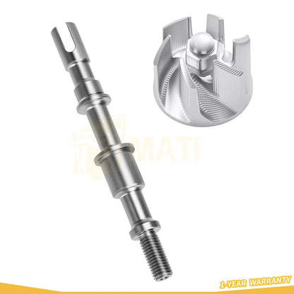 Water Pump Impeller & Shaft For Kawasaki KVF300 Brute Force 300 2012-2024 59256-Y001 13107-Y006