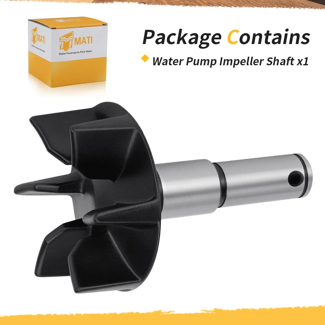 17491-28C10 For Suzuki RM250 RM250S RMX250 1989-1998 Water Pump Impeller Shaft