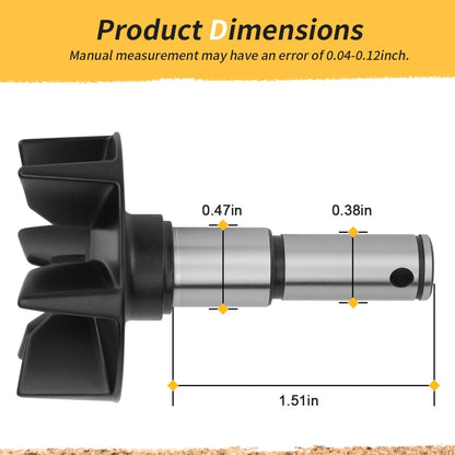17491-28C10 For Suzuki RM250 RM250S RMX250 1989-1998 Water Pump Impeller Shaft