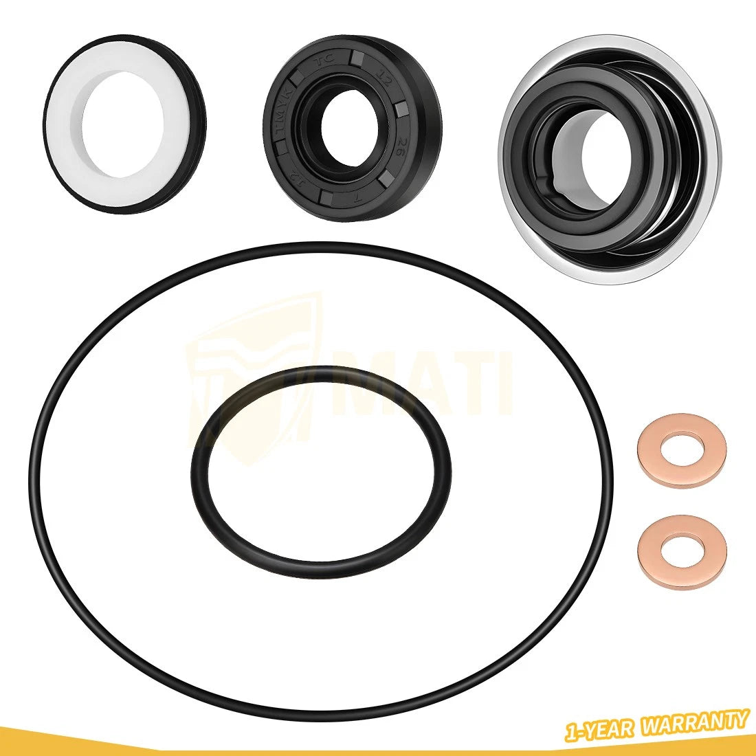 Water Pump Rebuild Kit For Honda Rincon 680 Pioneer /Big Red 700 19200-HN8-A60