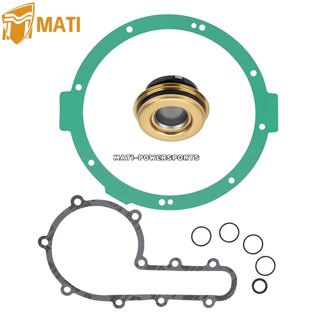 Water Pump Repair With Seal Gasket Kit For Sportsman Scrambler 850 1000 XP 2009-2025 5412954 3610136