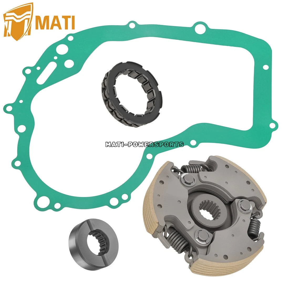 Clutch Centrifugal Carrier & Hub One Way Bearing & Gasket For Arctic Cat 300 2X4 4X4 1998-2005 3446-128