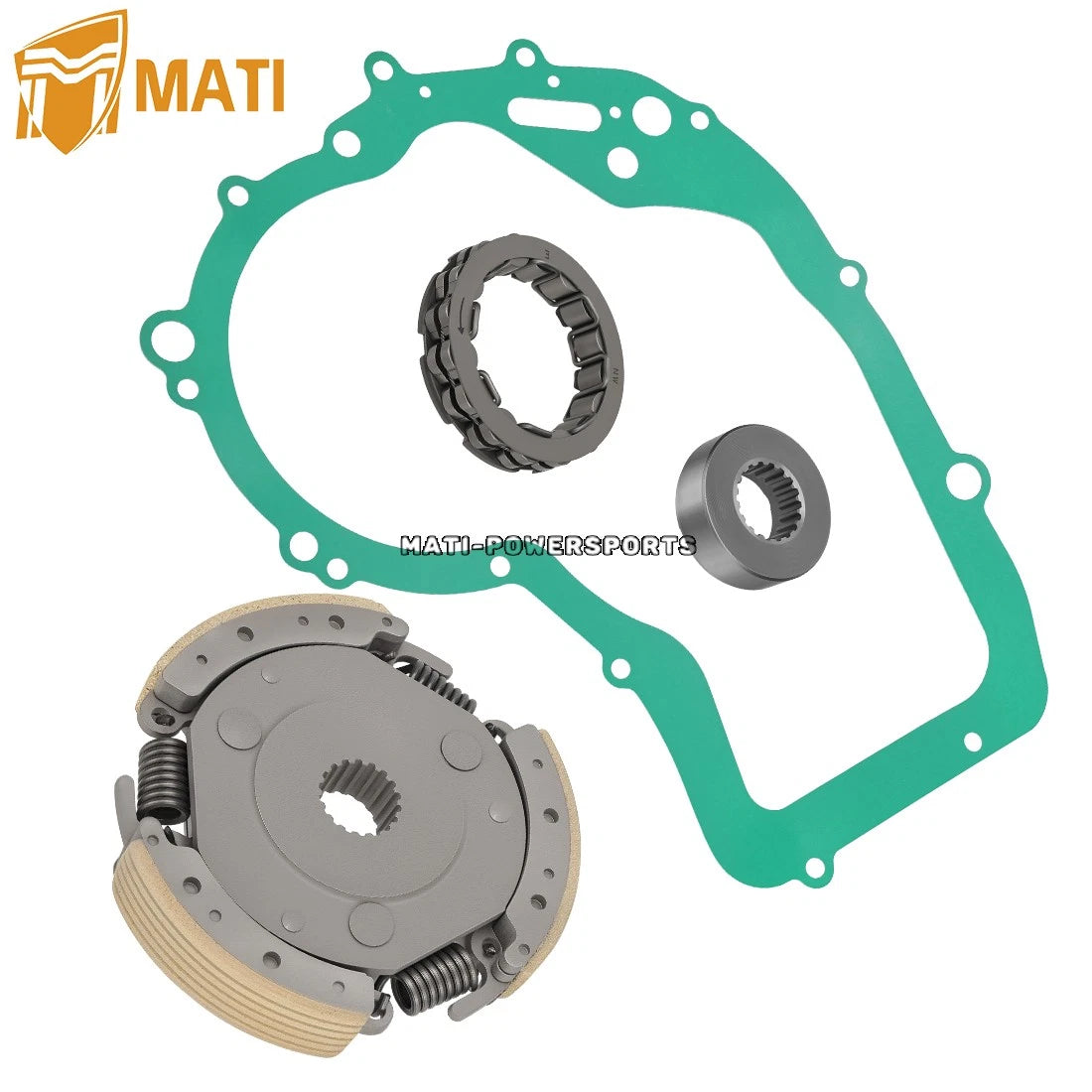 Clutch Centrifugal Carrier & Hub One Way Bearing & Gasket For Arctic Cat 300 2X4 4X4 1998-2005 3446-128