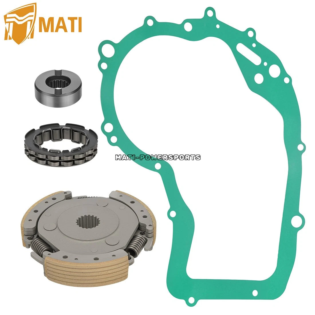 Clutch Centrifugal Carrier & Hub One Way Bearing & Gasket For Arctic Cat 300 2X4 4X4 1998-2005 3446-128