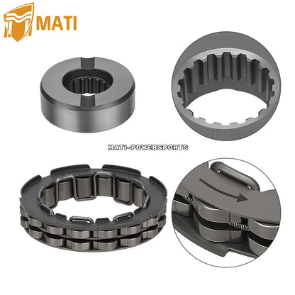 Clutch Centrifugal Carrier & Hub One Way Bearing & Gasket For Arctic Cat 300 2X4 4X4 1998-2005 3446-128