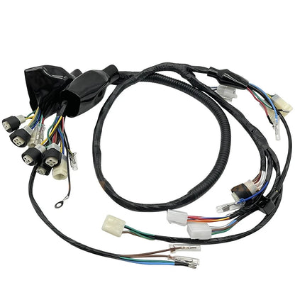 Wire Wiring Harness Main Electrical Harness for Yamaha Warrior 350 YFM350 YFM350X 1987 Moto-4 250 YFM250 1989 1UY-82590-00-00 Mati Powersports