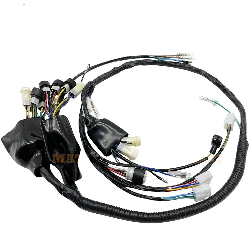 Wire Wiring Harness Main Electrical Harness for Yamaha Warrior 350 YFM350 YFM350X 1988 2XK-82590-10-00 Mati Powersports