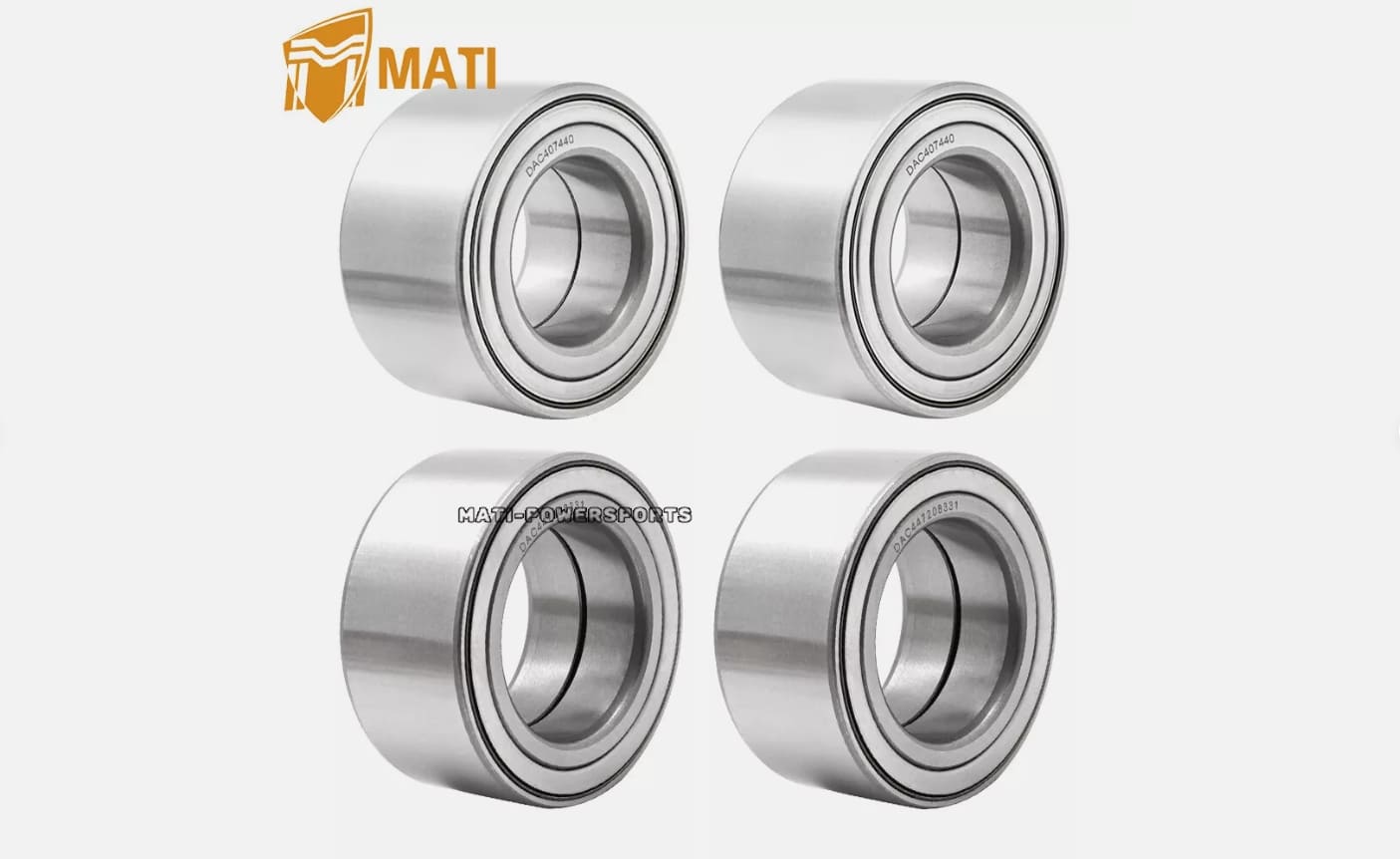 M MATI Heavy Duty Front & Rear Wheel Bearings for Polaris Range 500 570 700 800 900 1000 Diesel 900 1000