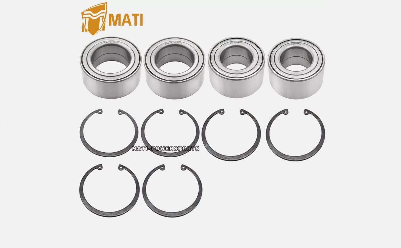 M MATI Heavy Duty Front & Rear Wheel Bearings for Polaris Range 500 570 700 800 900 1000 Diesel 900 1000