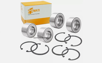 M MATI Heavy Duty Front & Rear Wheel Bearings for Polaris RZR 570 800 800-S 800-4 2008-2022 Brutus PRO XD