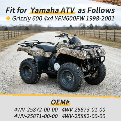 Front Brake Hose Line & Pipe Kit For Yamaha YFM600FW Grizzly 600 4x4 1998-2001 4WV-25872-00-00
