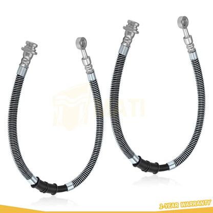 2Pcs Front Brake Hose For Yamaha Banshee YFZ350 1987-2006 3GG-25873-21-00