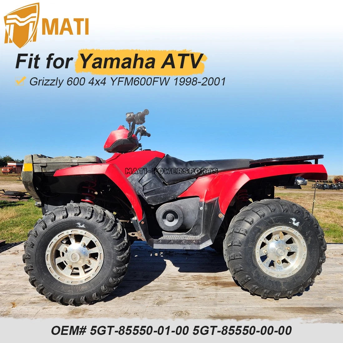 Flywheel Rotor Ring Gear For Yamaha YFM600FW Grizzly 600 4x4 1998-2001 5GT-85550-01-00