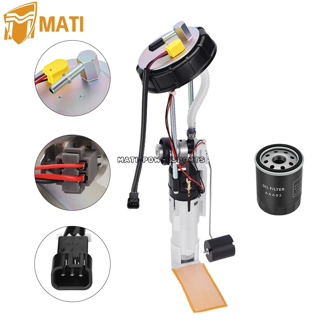 Fuel Pump Assembly & Oil Filter For Polaris Sportsman 700 800 2008-2014 2204308 47-1014