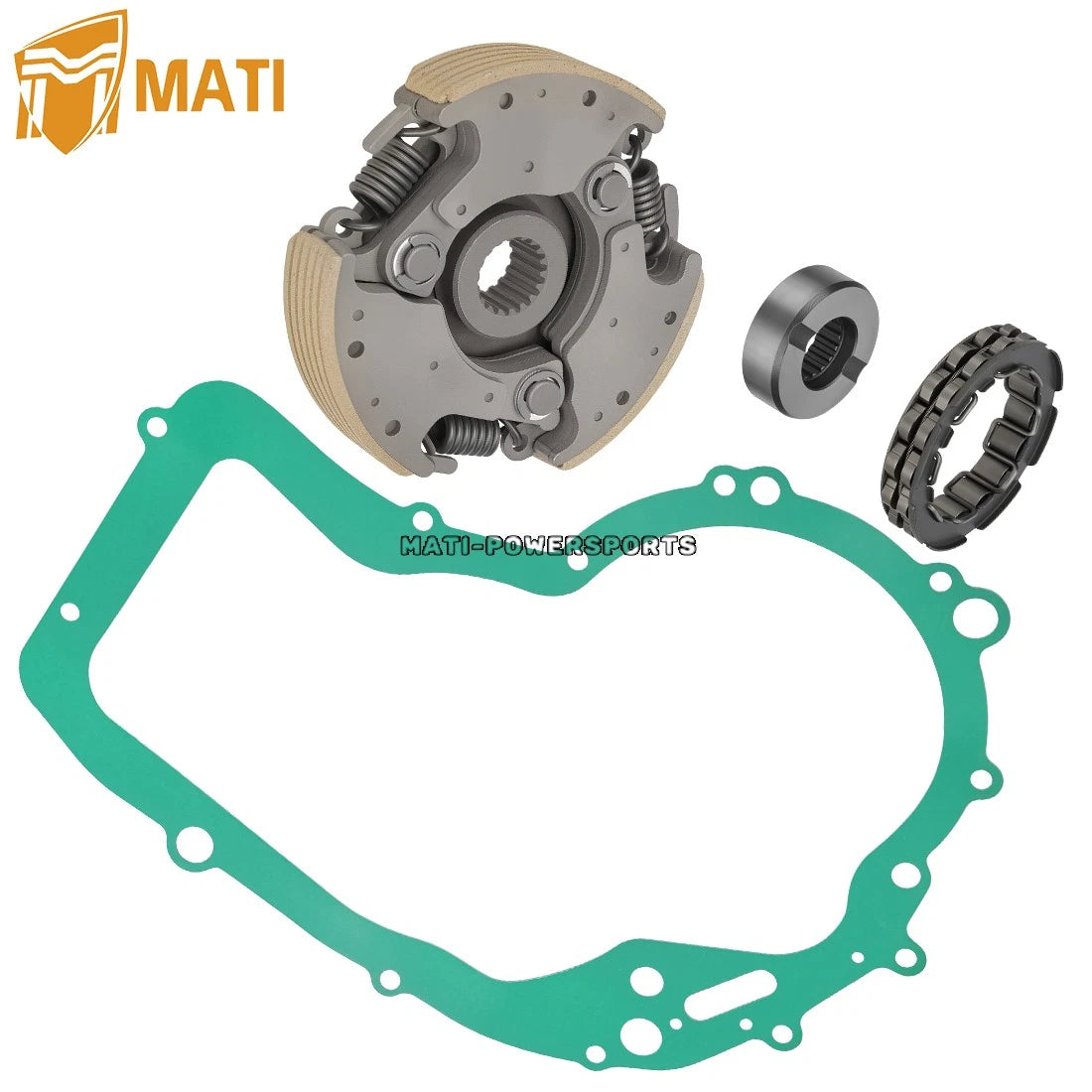 Clutch Centrifugal Carrier & Hub One Way Bearing & Gasket For Arctic Cat 300 2X4 4X4 1998-2005 3446-128