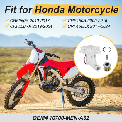 Fuel Pump Assembly & Oil Filter & Spring Gasket For Honda CRF250 CRF450 R/RX 2009-2024 16700-MEN-A52