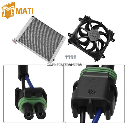 Fan-Assembly & Radiator for Polaris 570 900 1000 Crew XP 2013-2025 2411816
