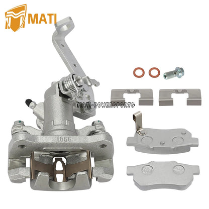 Rear Left Brake Caliper & Ceramic Brake Pads for Honda Big Red 700 MUV700 09-13
