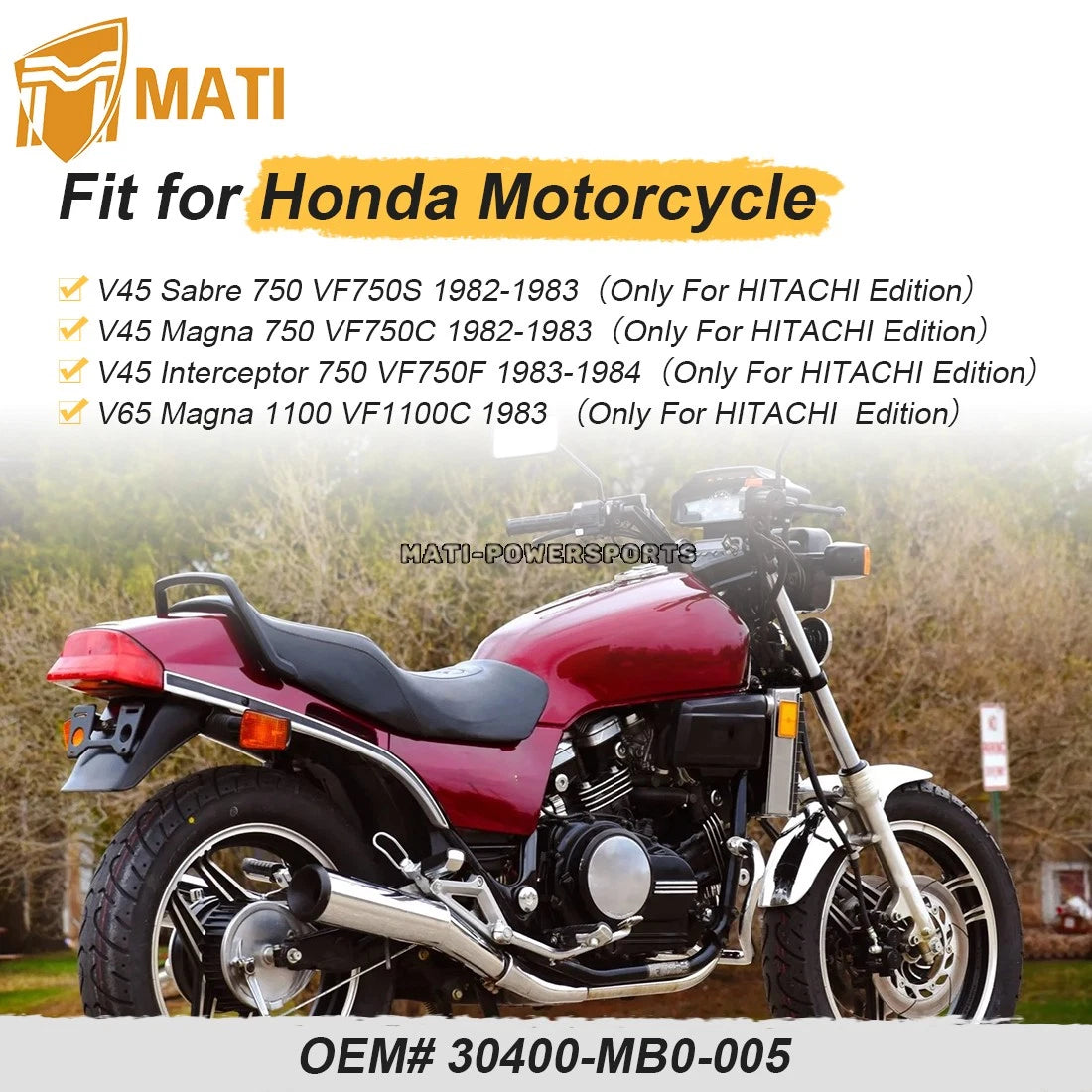 Ignition Control Module CDI For Honda V45 V65 Sabre Magna Interceptor 750 VF750 S/C/F VF1100C 1982-1984 30400-MB0-005