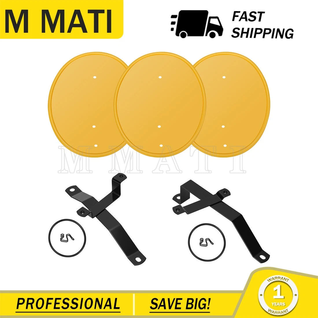 Red Yellow White Number Plate Kit For Honda Z50R 1979-1987 64113-116-690ZA Yellow