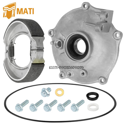 Rear Brake Backing Plate & Shoes For Honda TRX250EX 2x4 Sportrax 250 2001-2008