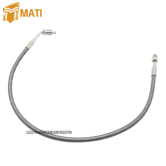 Front Left Brake Line With Fitting for Polaris Magnum Trail Boss 325 330 2001-2004 Xplorer 250 400 Xpedition 325 425 1910474