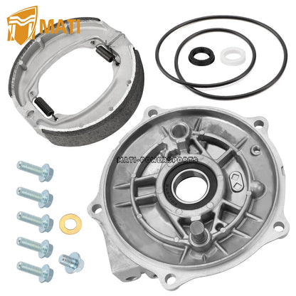 Rear Brake Backing Plate & Shoes For Honda TRX250EX 2x4 Sportrax 250 2001-2008