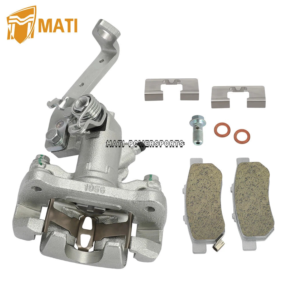 Rear Right Brake Caliper & Ceramic Brake Pads for Honda Big Red 700 MUV700 09-13