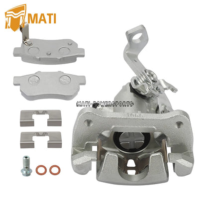 Rear Left Brake Caliper & Ceramic Brake Pads for Honda Big Red 700 MUV700 09-13