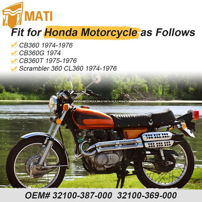 Main Wiring Harness For Honda CL360 G/T Scrambler 360 974-1976 32100-387-000