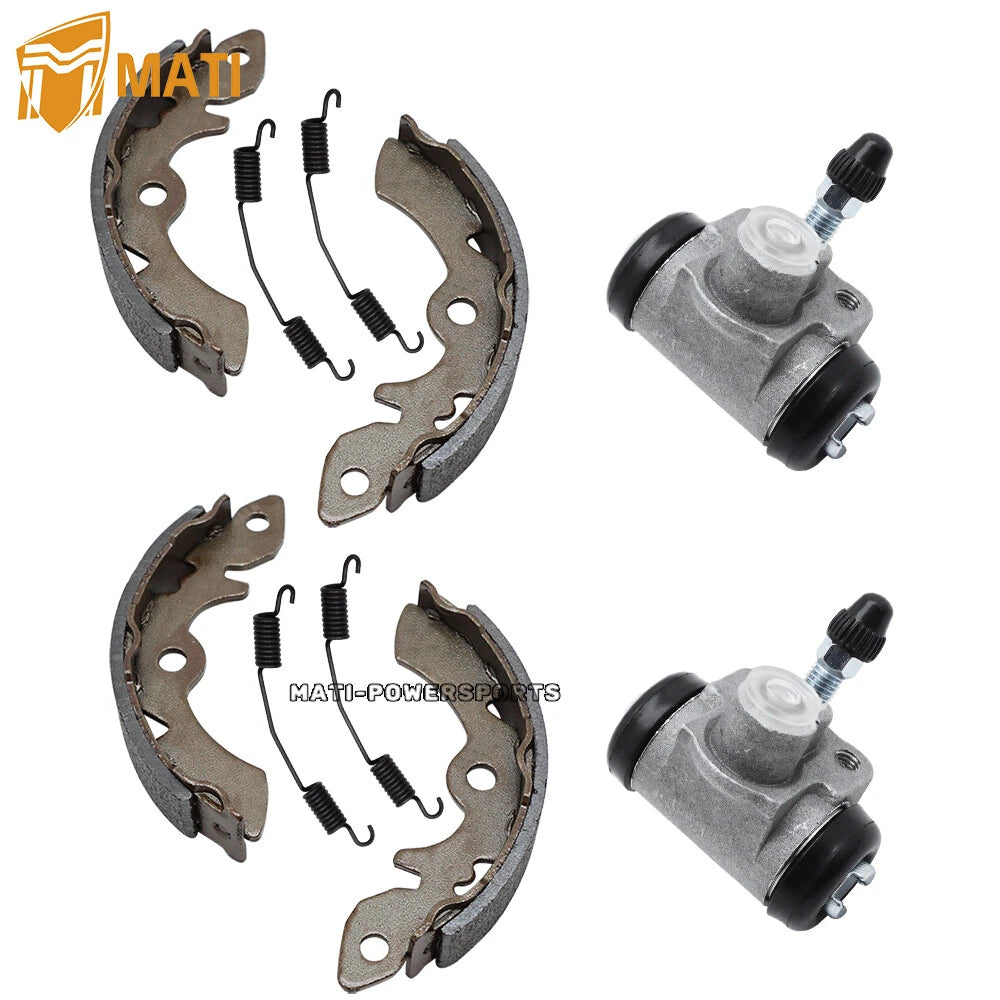 Front Brake Wheel Cylinders & Shoes Spring For Suzuki LT230 LT250 LTF230 LT300E