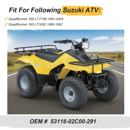 Center Front Fender Nose Hood Cover For Suzuki LT-F160 LT160E QuadRunner 160 1989-2004 53118-02C00-291