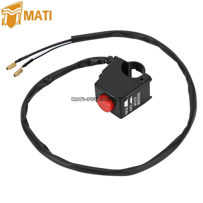 Left Kill Switch Assembly For Suzuki LT50 LT-A50 QuadRunner QuadMaster 50 37400-04602