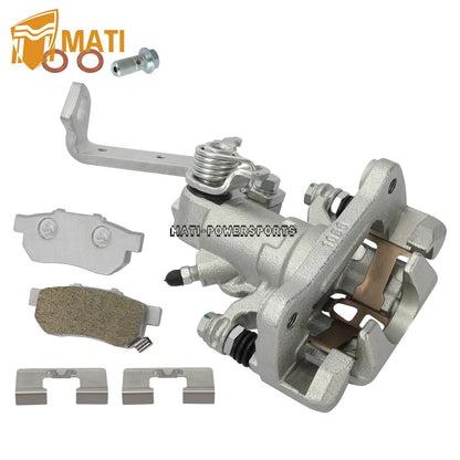 Rear Left Brake Caliper & Ceramic Brake Pads for Honda Big Red 700 MUV700 09-13