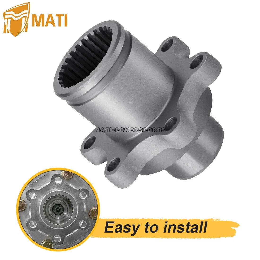 Rear Differential Driveshaft Boss For Yamaha YFM660F Grizzly 660 2002-2008 5KM-46212-00-00