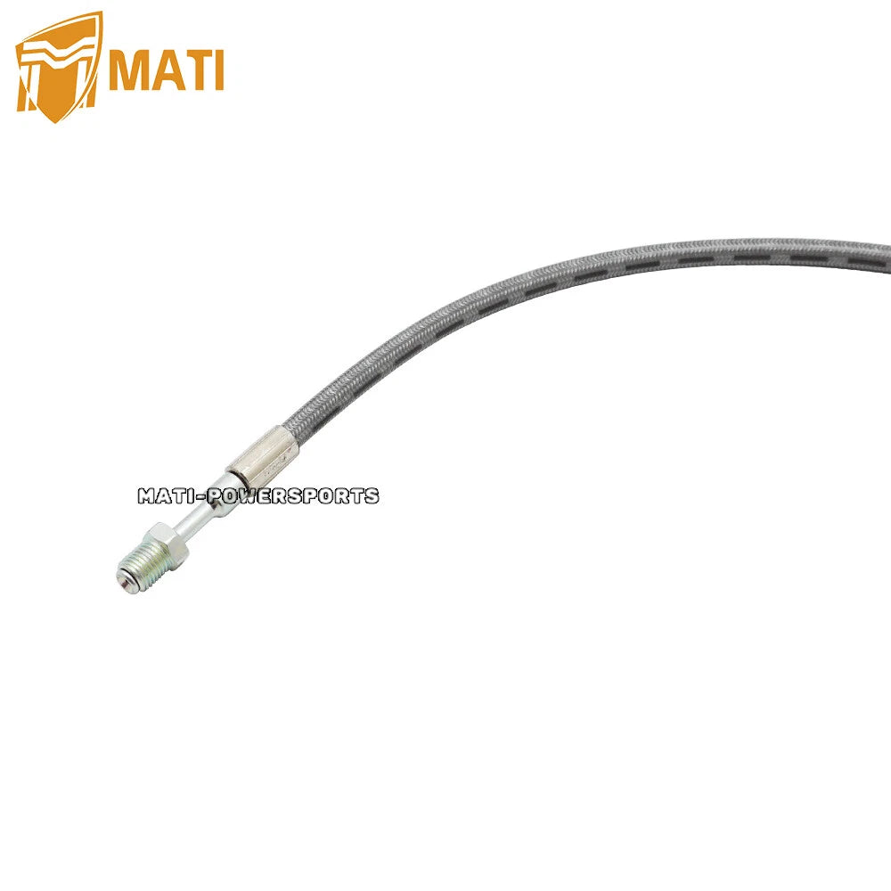 Front Left Brake Line With Fitting for Polaris Magnum Trail Boss 325 330 2001-2004 Xplorer 250 400 Xpedition 325 425 1910474