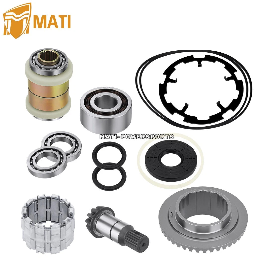 Front Differential Ring Kit & Output Hub & Roll Cage & Armature Plate For Polaris RZR Ranger Sportsman 570 800 900 1000 325 2011-2017