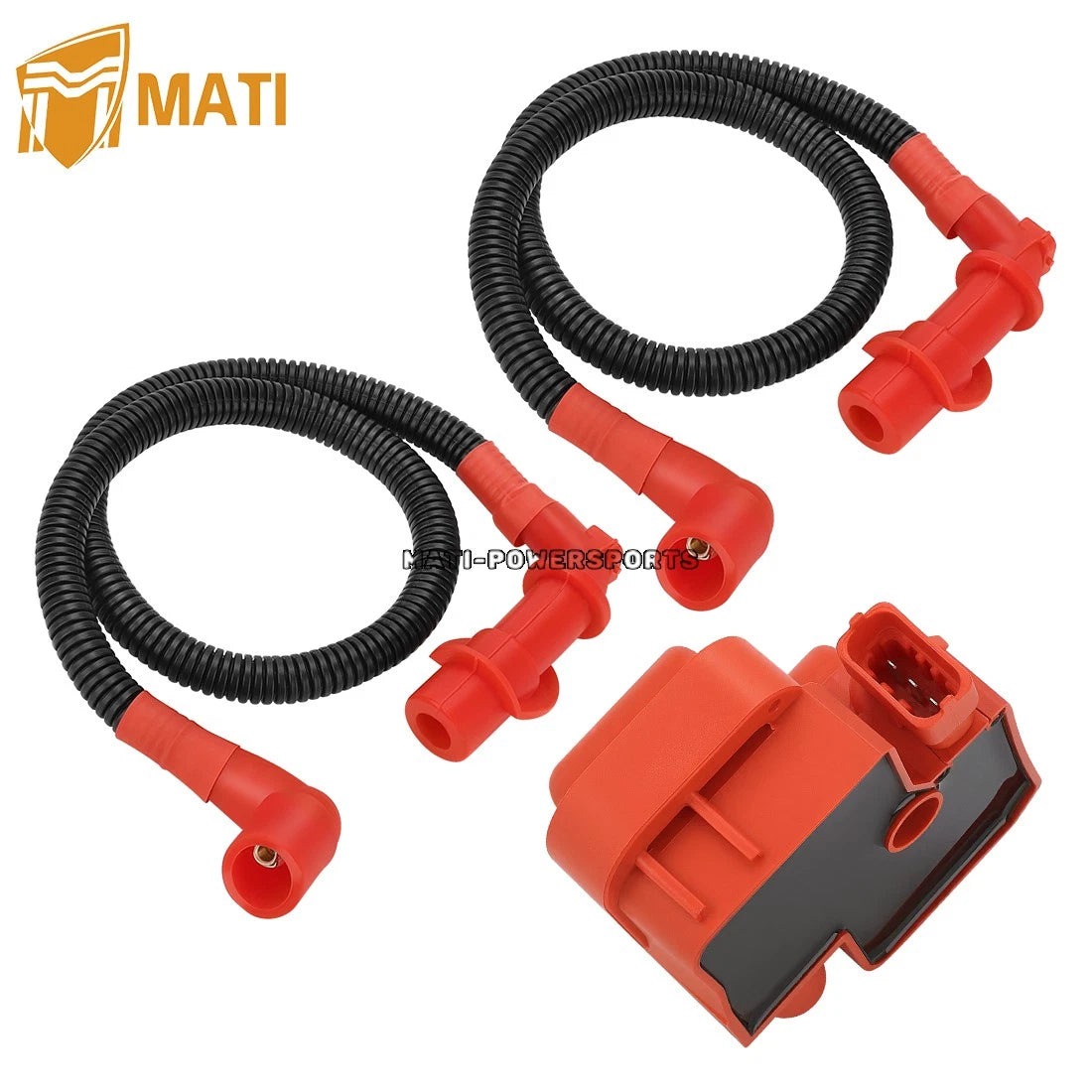 Ignition coil & Spark plug Wire Cap For Polaris Sportsman Ranger RZR 700 800 2005-2016 4010425