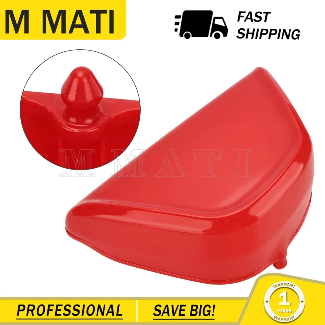 Red AirBox Left Side Cover For Honda Z50A 1972-1978 83640-120-000HX