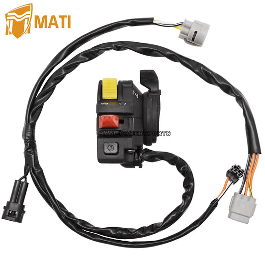 Left Handlebar Switch For Kawasaki KFX400 2003-2006 46091-S021 Start Stop Kill Headlight