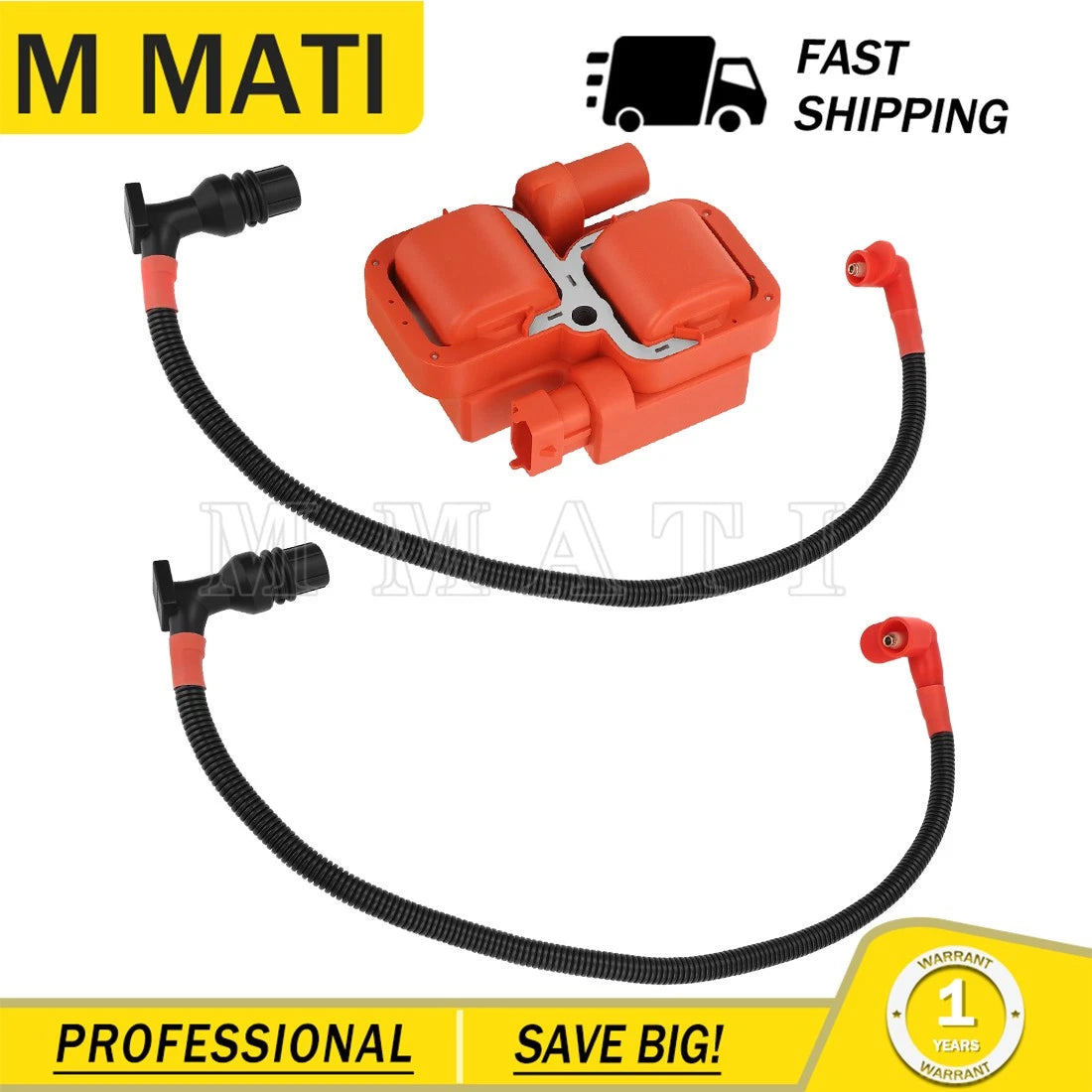 Ignition coil & Spark plug Wire Cap For Polaris Ranger 800 2011-2017 RZR 800 4/S 2011-2014 4010425