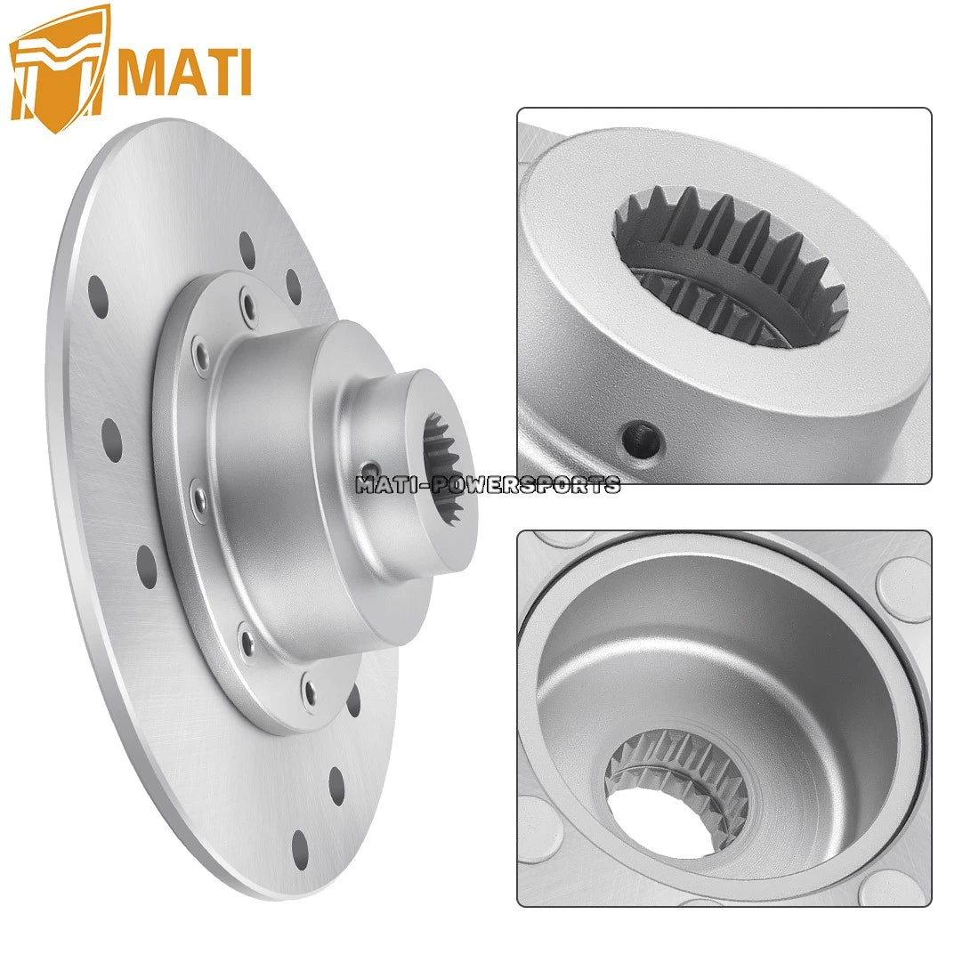 Rear Brake Disc Rotor for Polaris Sportsman 400 500 335 Worker Xplorer 500 1996-2002 1910188