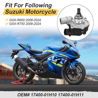 Water Pump Assembly for Suzuki GSX-R600 GSX-R750 2006-2024 17400-01H10