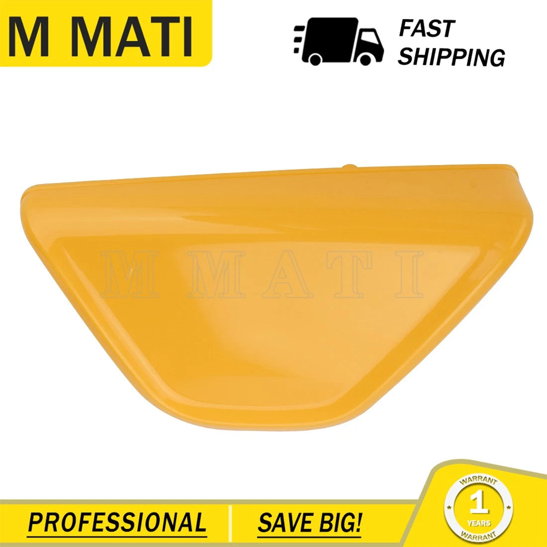 Yellow AirBox Left Side Cover For Honda Z50A 1972-1978 83640-130-640ZA