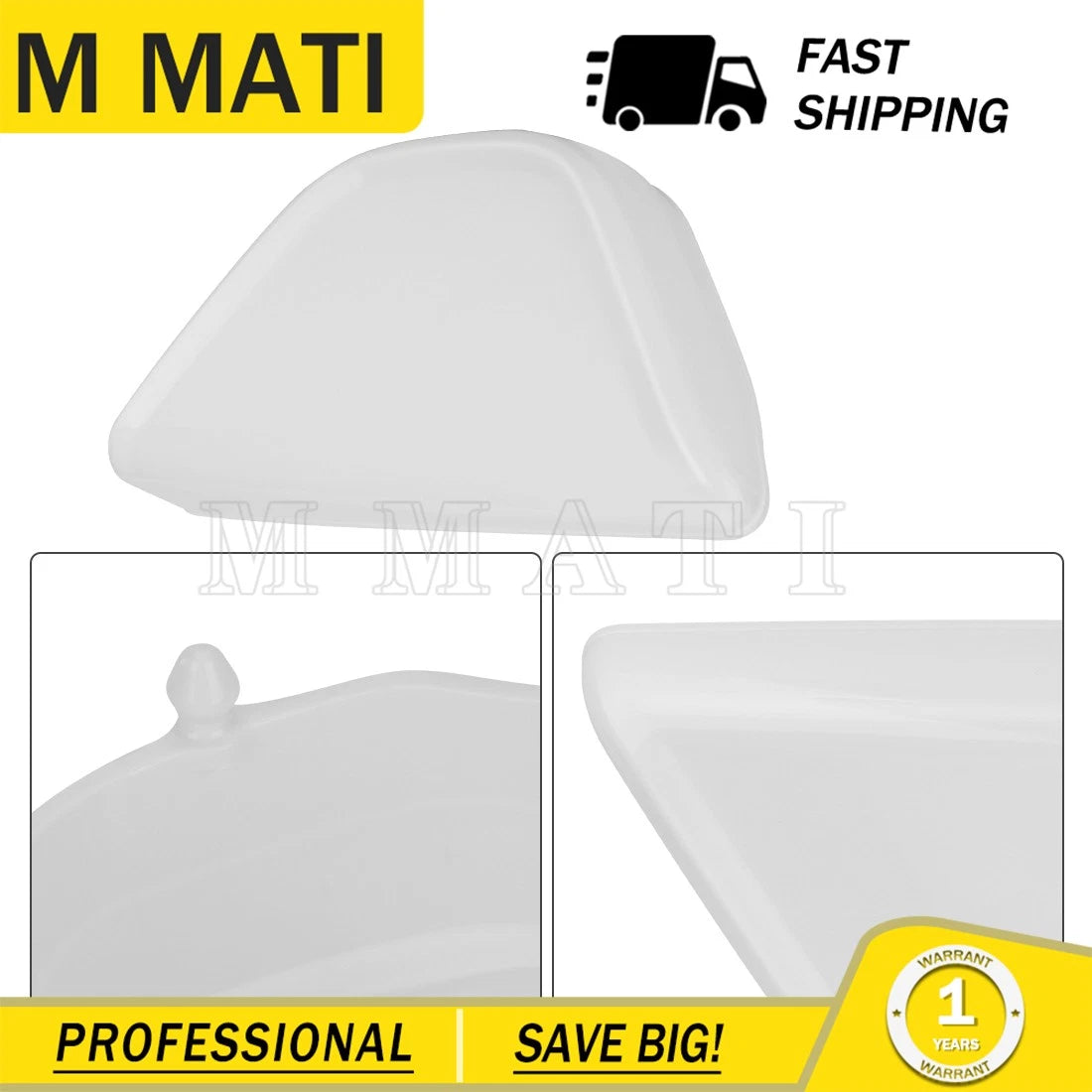 White AirBox Left Side Cover For Honda Z50A 1972-1978 83640-120-000NC