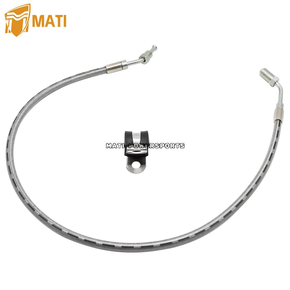 Front Right Brake Line WIth Fitting for Polaris Magnum Trail Boss 325 330 2001-2004 Xplorer 250 400 Xpedition 325 425 1910475